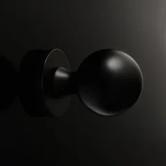 Ручка дверная Аллюр Sfera BL (матовый черный) — фото 3