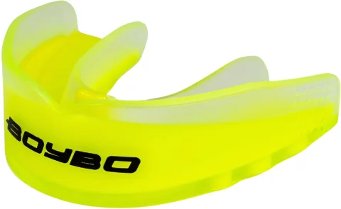 Боксерская капа BoyBo Shield BS200 Premium одночелюстная (неоновый)