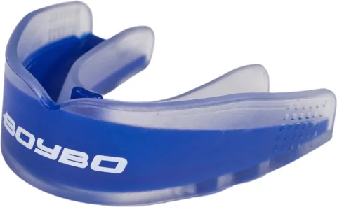 Боксерская капа BoyBo Shield BS200 Premium одночелюстная (синий)
