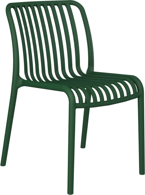 Стул пластиковый Sheffilton SHT-S173 / 288172 (пластик, темно-зеленый RAL 6028)