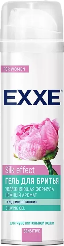 Гель для бритья Exxe Silk effect sensitive с экстрактом ромашки (200мл)