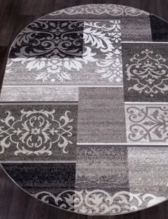 Ковер Merinos Silver D216-OVAL-GRAY (1x2) — фото 9