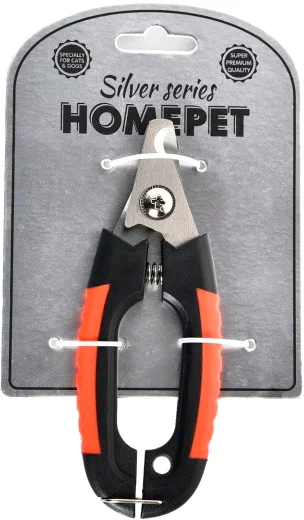 Когтерез для животных Homepet Silver Series с фиксатором / 80012 (р. S)