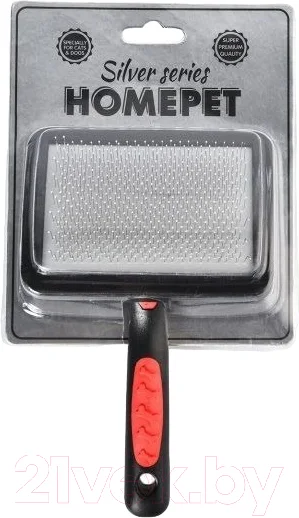 Пуходерка для животных Homepet Silver Series M / 80019