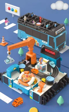 Игрушка-трансформер Top Goods Автобус SJ680C — фото 7