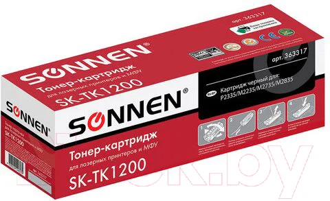 Тонер-картридж Sonnen SK-TK1200 / 363317
