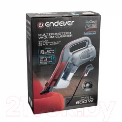 Вертикальный пылесос Endever SkyClean VC-288 (красный/серый) — фото 8
