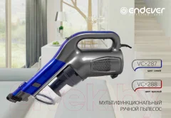 Вертикальный пылесос Endever SkyClean VC-288 (красный/серый) — фото 9