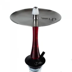 Шахта для кальяна Union Hookah Sleek Acryl (красный, мундштук) — фото 2