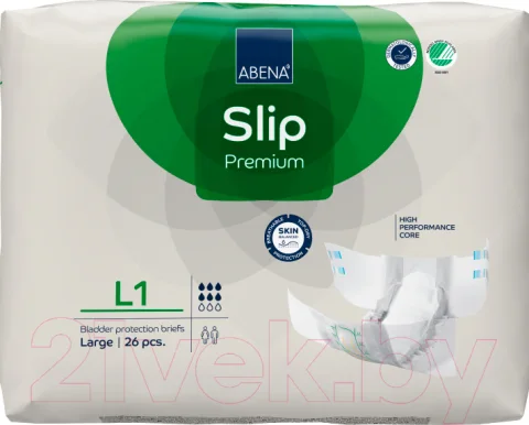 Подгузники для взрослых Abena Slip L1 Premium (26шт)