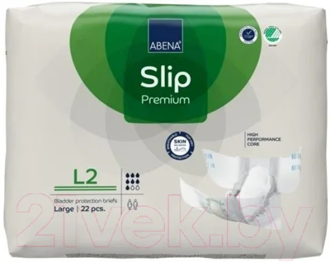 Подгузники для взрослых Abena Slip L2 Premium (22шт)