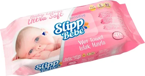 Влажные салфетки детские Slipp Bebe Детские (40шт)