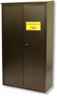 Шкаф для газового баллона Петромаш Slkptr22 (2x50л, античный) — фото 2