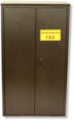 Шкаф для газового баллона Петромаш Slkptr22 (2x50л, античный) — фото 6