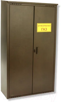 Шкаф для газового баллона Петромаш Slkptr22 (2x50л, античный) — фото 10