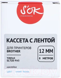 Картридж-лента S'OK SLTZEFA3 (с лентой) — фото 3
