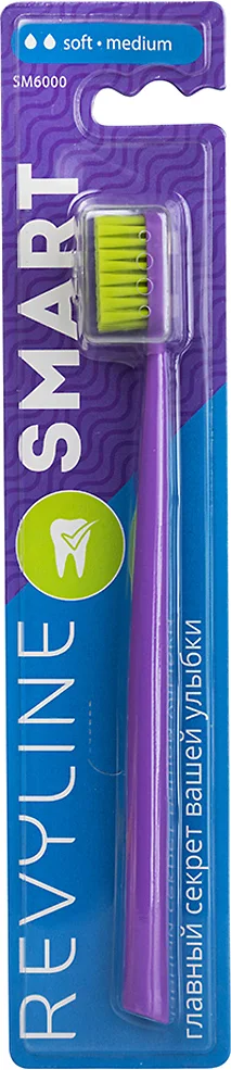 Зубная щетка Revyline SM6000 Smart 6936 (фиолетовый/салатовый)