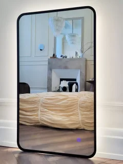 Зеркало Emze Smartphone 45x77 / LED.UV.SMART.45.77.CHE (черный) — фото 3