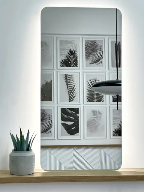 Зеркало Emze Smartphone 50x100 / LED.SMART.50.100.4K (с подсветкой)