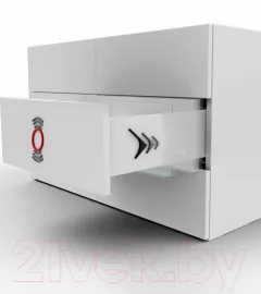 Комплект направляющих мебельных Samet Smart Slide Push Open / 127230306 (полного выдвижения 500мм) — фото 7
