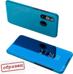 Чехол-книжка Case Smart View для Galaxy A40 (синий) — фото 3