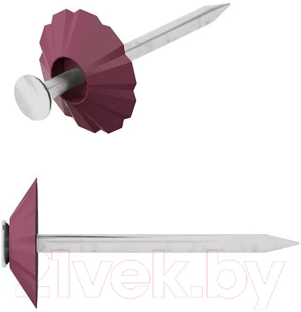 Гвоздь декоративный Starfix SMZ1-48157-100 (100шт, бордовый)