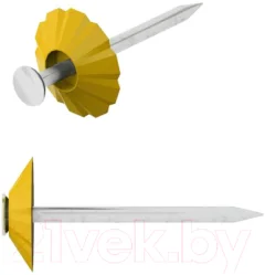 Гвоздь декоративный Starfix SMZ1-92333-100 (100шт, желтый) — фото 3