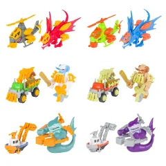 Корабль игрушечный Nikko Snap'n Play Фиолетовый кракен vs Оранжевая лодка / 20306 — фото 8