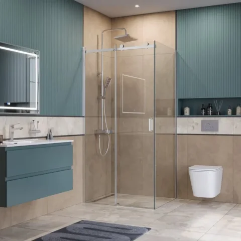 Душевой уголок BelBagno SOFT_CLOSE-2-AH-1-160/80-C-Cr