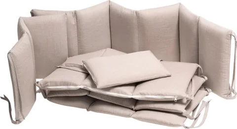 Бортик в кроватку Perina Soft Cotton / СК1/4-05.12 (песочный)