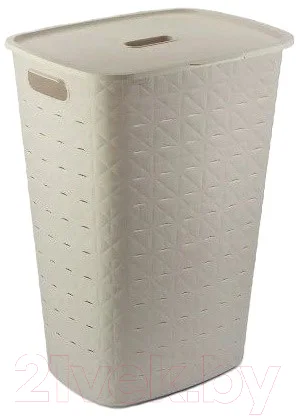 Корзина для белья Curver Softex / 258692 (56л, кремовый)