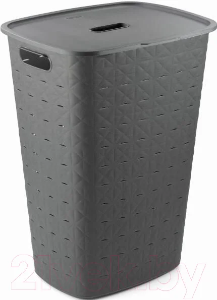 Корзина для белья Curver Softex / 258698 (56л, серый)