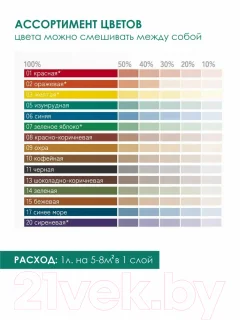 Колеровочная краска Solex Изумрудно-зеленая (750мл) — фото 10