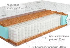 Матрас Kondor Solid Mini 80x190 (жаккард) — фото 3