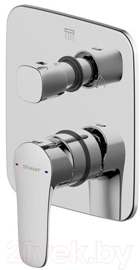 Внешняя часть смесителя скрытого монтажа Bravat Sourse PB8173218CP-2-ENG