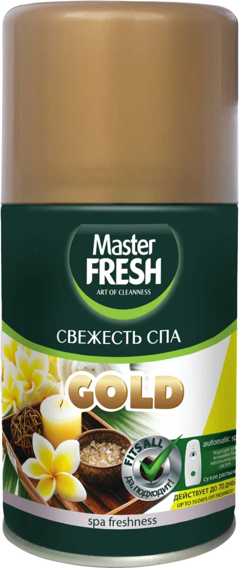 Сменный блок для освежителя воздуха Master Fresh Свежесть SPA (250мл)