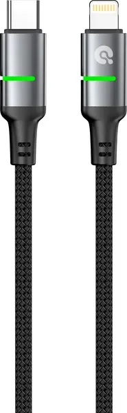 Зарядный кабель Atomic SparkX USB-C-Lightning / 30.418 (1.2м, черный) — фото 7
