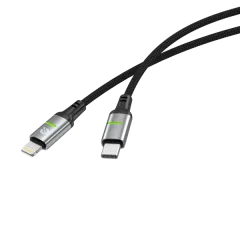 Зарядный кабель Atomic SparkX USB-C-Lightning / 30.418 (1.2м, черный) — фото 8