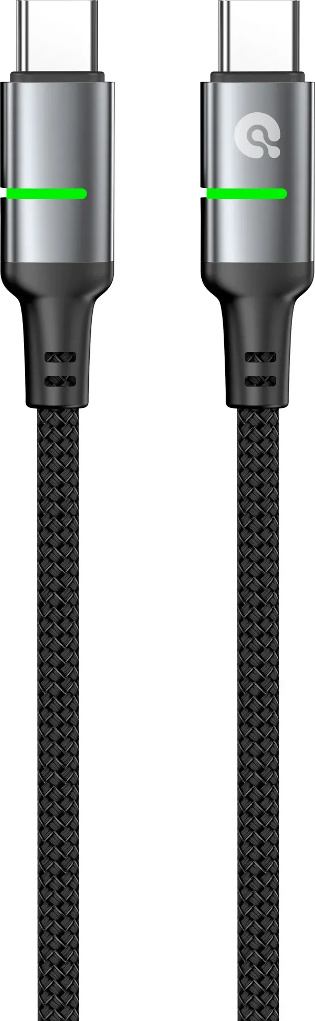 Зарядный кабель Atomic SparkX USB-C-USB-C / 30.416 (1.2м, черный)