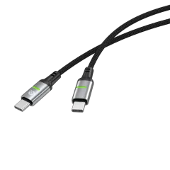 Зарядный кабель Atomic SparkX USB-C-USB-C / 30.416 (1.2м, черный) — фото 2