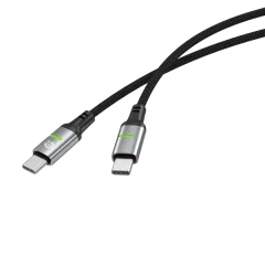 Зарядный кабель Atomic SparkX USB-C-USB-C / 30.416 (1.2м, черный) — фото 8