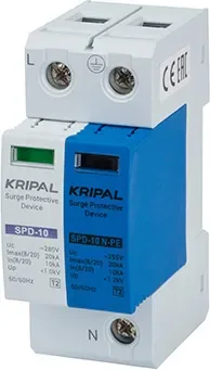 Ограничитель перенапряжения Kripal SPD-10/280/1P+N