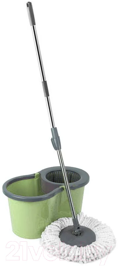 Набор для уборки Verde Spin Mop (оливковый)