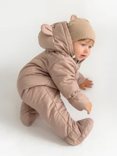 Комбинезон прогулочный детский Amarobaby Spring / AB-OD23-6201N-BEG-62 (бежевый, р.62) — фото 7