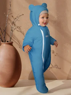 Комбинезон прогулочный детский Amarobaby Spring / AB-OD23-6201N-GO-62 (голубой, р.62) — фото 2