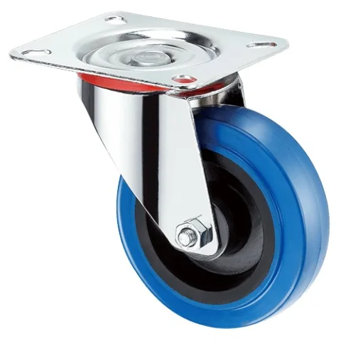 Опора колесная для тележки складской Ronel SRCL 55 (синий)