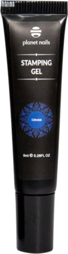 Гель-краска для ногтей Planet Nails Stamping Gel синий (8мл) — фото 1