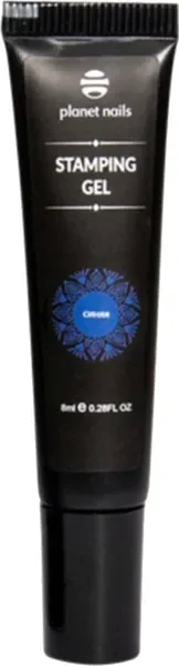Гель-краска для ногтей Planet Nails Stamping Gel синий (8мл) — фото 5