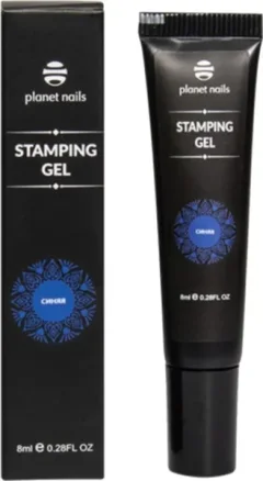 Гель-краска для ногтей Planet Nails Stamping Gel синий (8мл) — фото 6