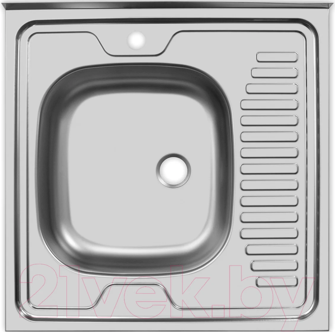 Мойка кухонная Ukinox STD600.600 4C 0L (с сифоном)